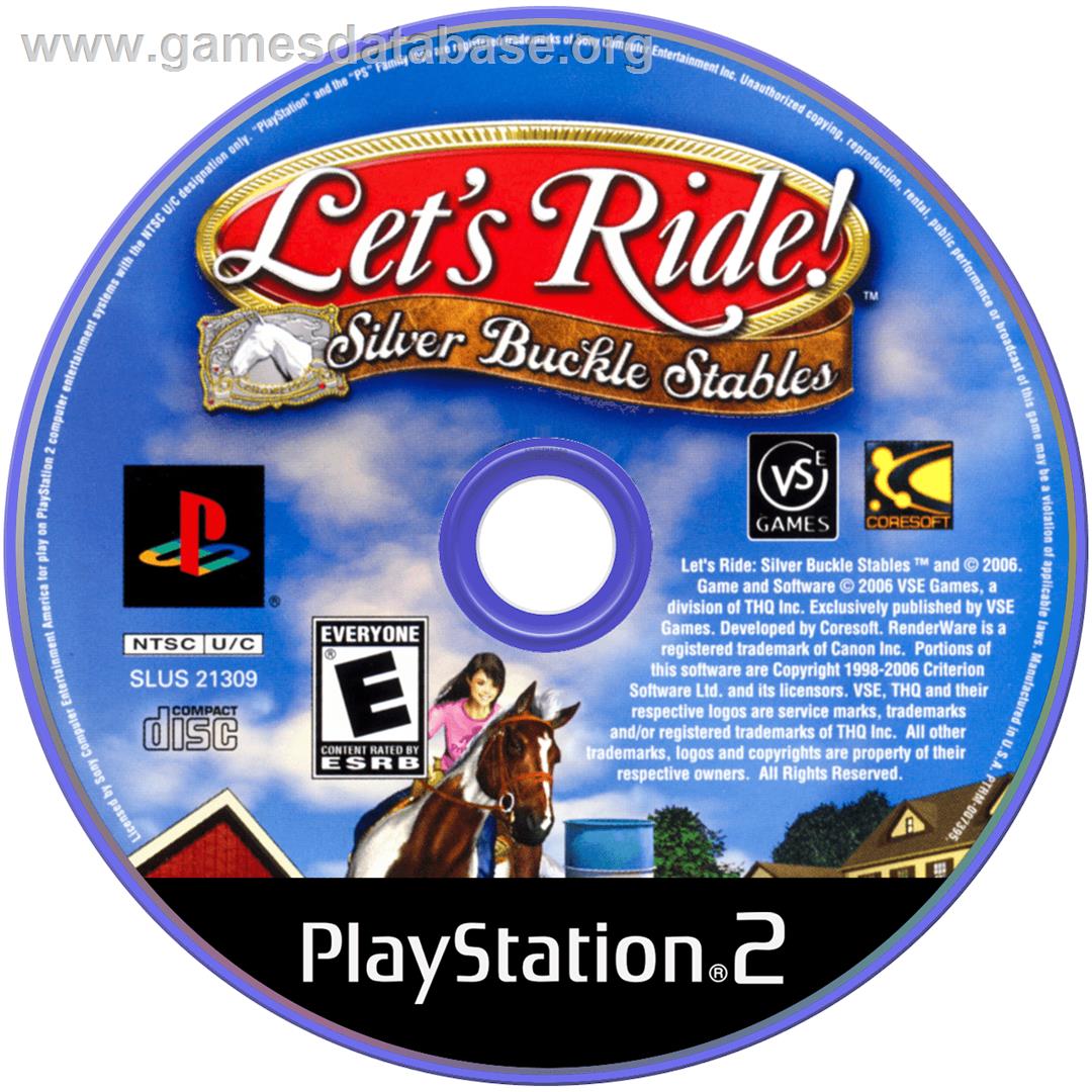 Let's Ride! Silver Buckle Stables - Sony Playstation 2 - Artwork - Cartridge
