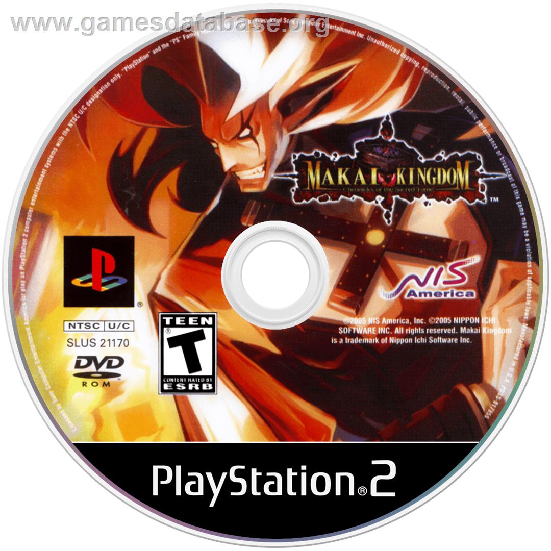Makai Kingdom - Chronicles Of The Sacred Tome - Sony Playstation 2 - Artwork - Cartridge