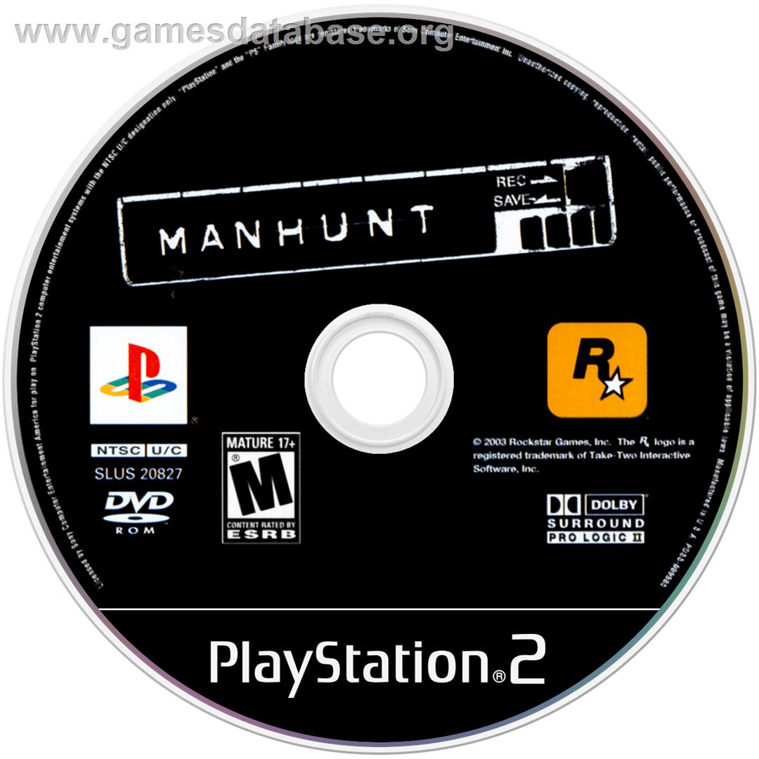 Manhunt - Sony Playstation 2 - Artwork - Cartridge