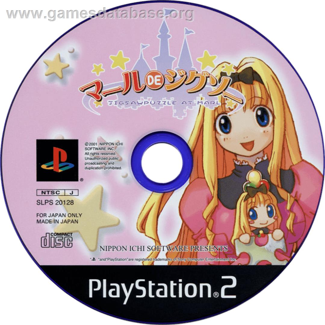 Marl De Jigsaw - Sony Playstation 2 - Artwork - Cartridge