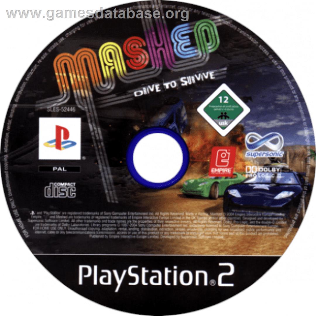 Mashed - Sony Playstation 2 - Artwork - Cartridge