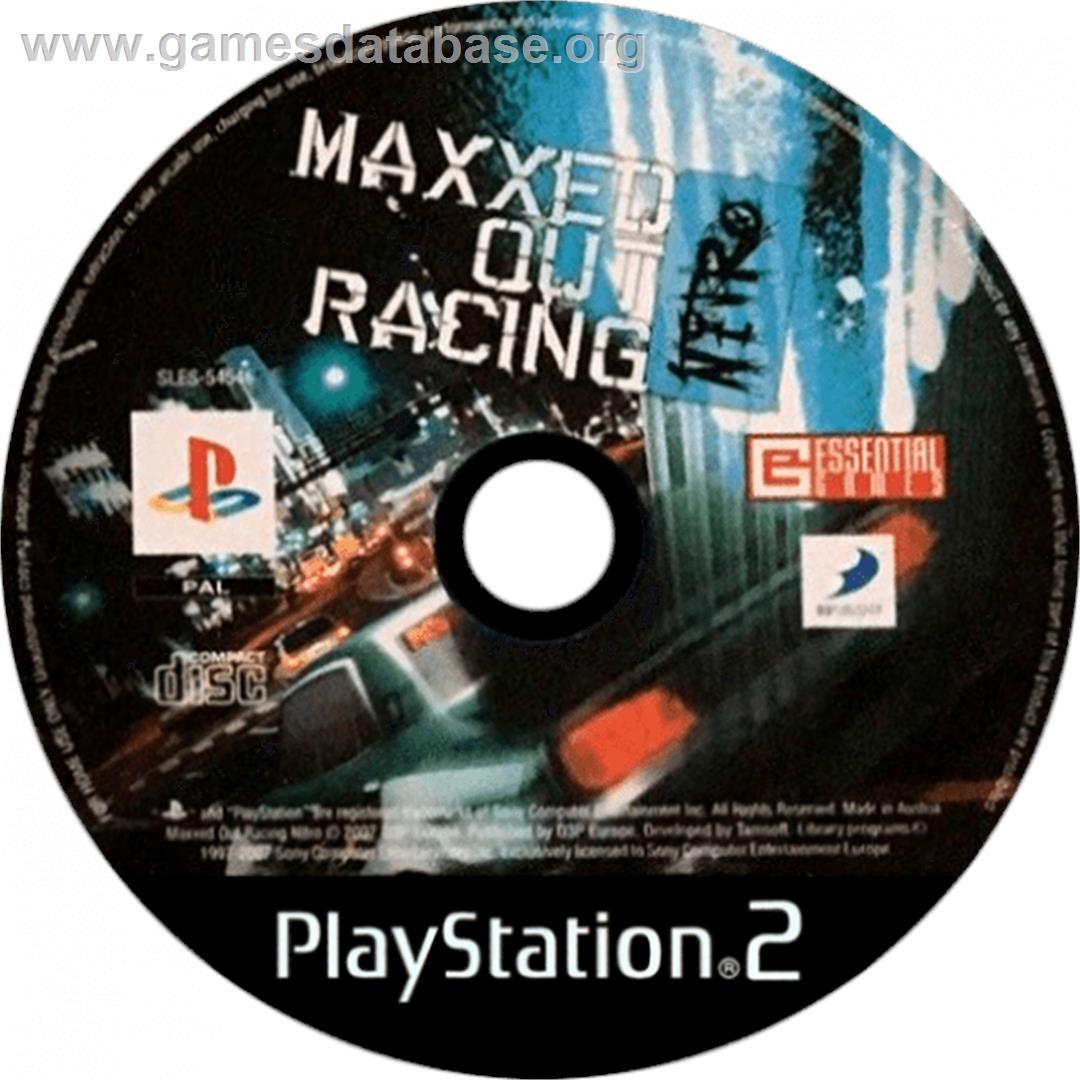 Maxxed Out Racing Nitro - Sony Playstation 2 - Artwork - Cartridge