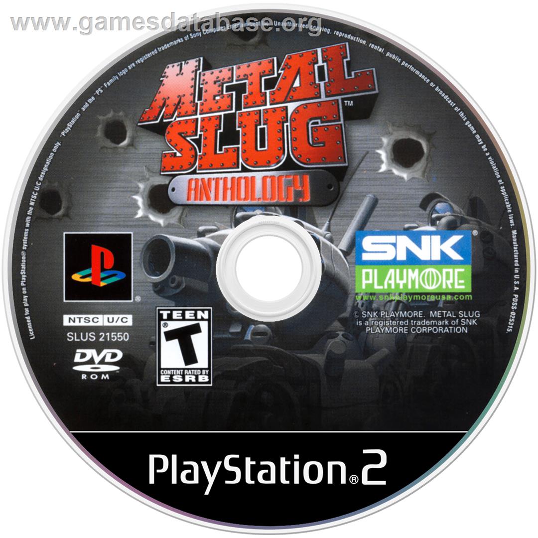 Metal Slug Anthology - Sony Playstation 2 - Artwork - Cartridge