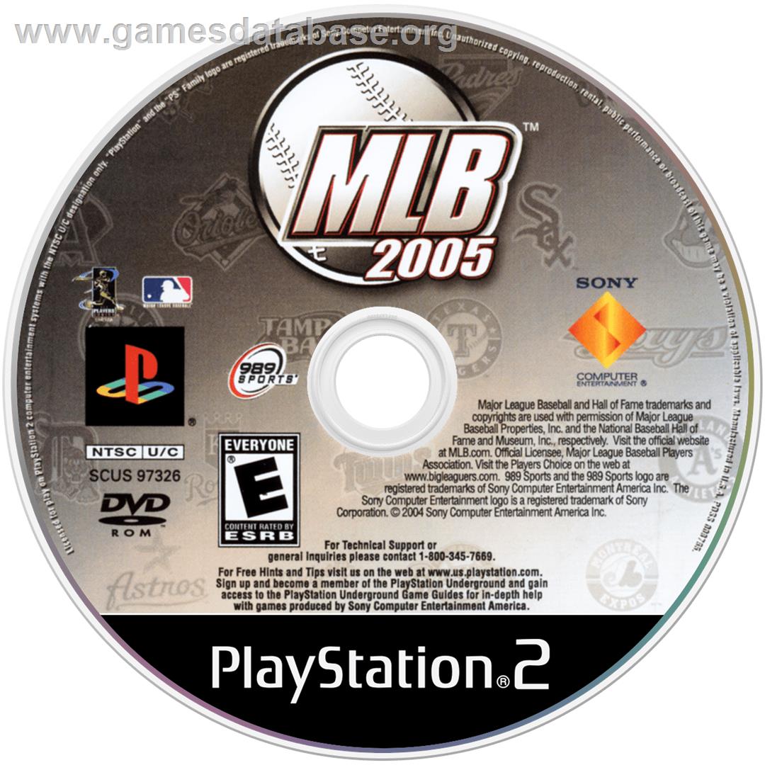 Mlb 2005 - Sony Playstation 2 - Artwork - Cartridge