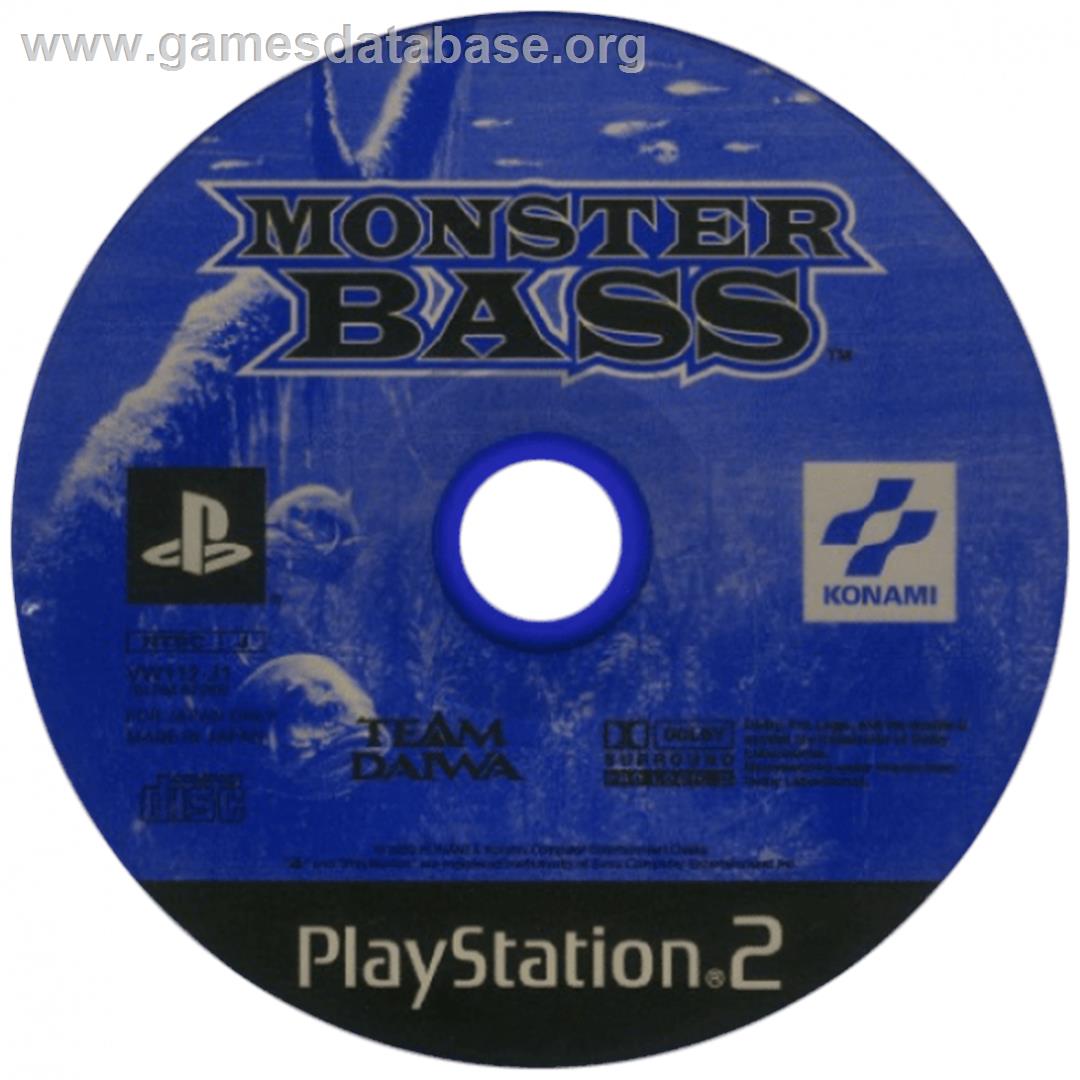 Monster Bass - Sony Playstation 2 - Artwork - Cartridge