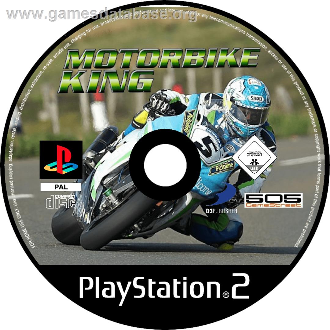 Motorbike King - Sony Playstation 2 - Artwork - Cartridge