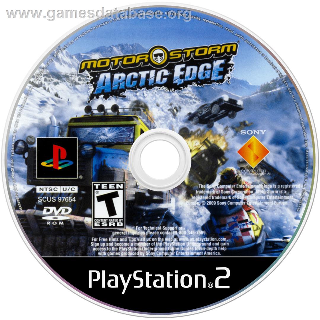 Motorstorm - Arctic Edge - Sony Playstation 2 - Artwork - Cartridge