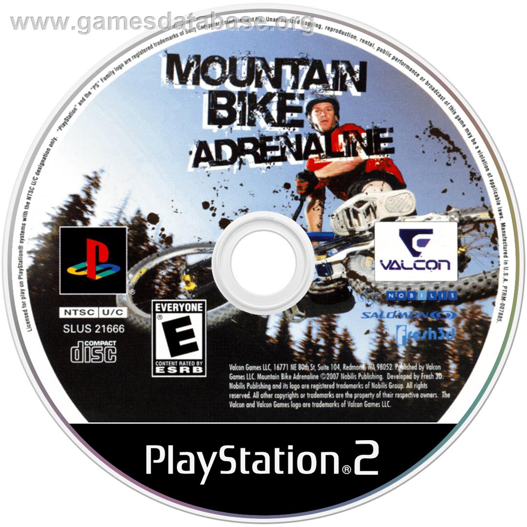 Mountain Bike Adrenaline Featuring Salomon - Sony Playstation 2 - Artwork - Cartridge