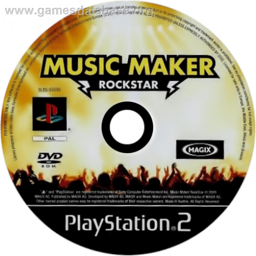 Music Maker - Rockstar - Sony Playstation 2 - Artwork - Cartridge