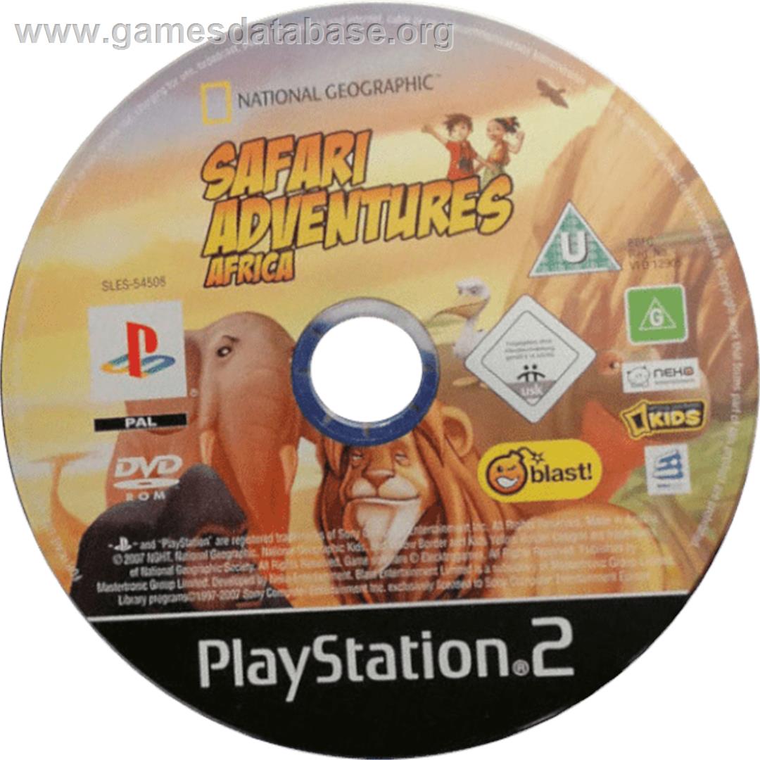 National Geographic - Safari Adventures Africa - Sony Playstation 2 - Artwork - Cartridge