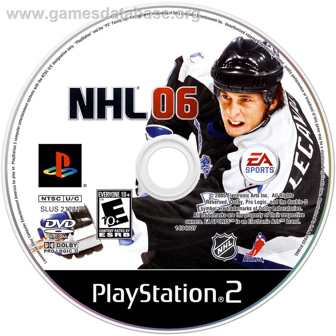 Nhl 06 - Sony Playstation 2 - Artwork - Cartridge
