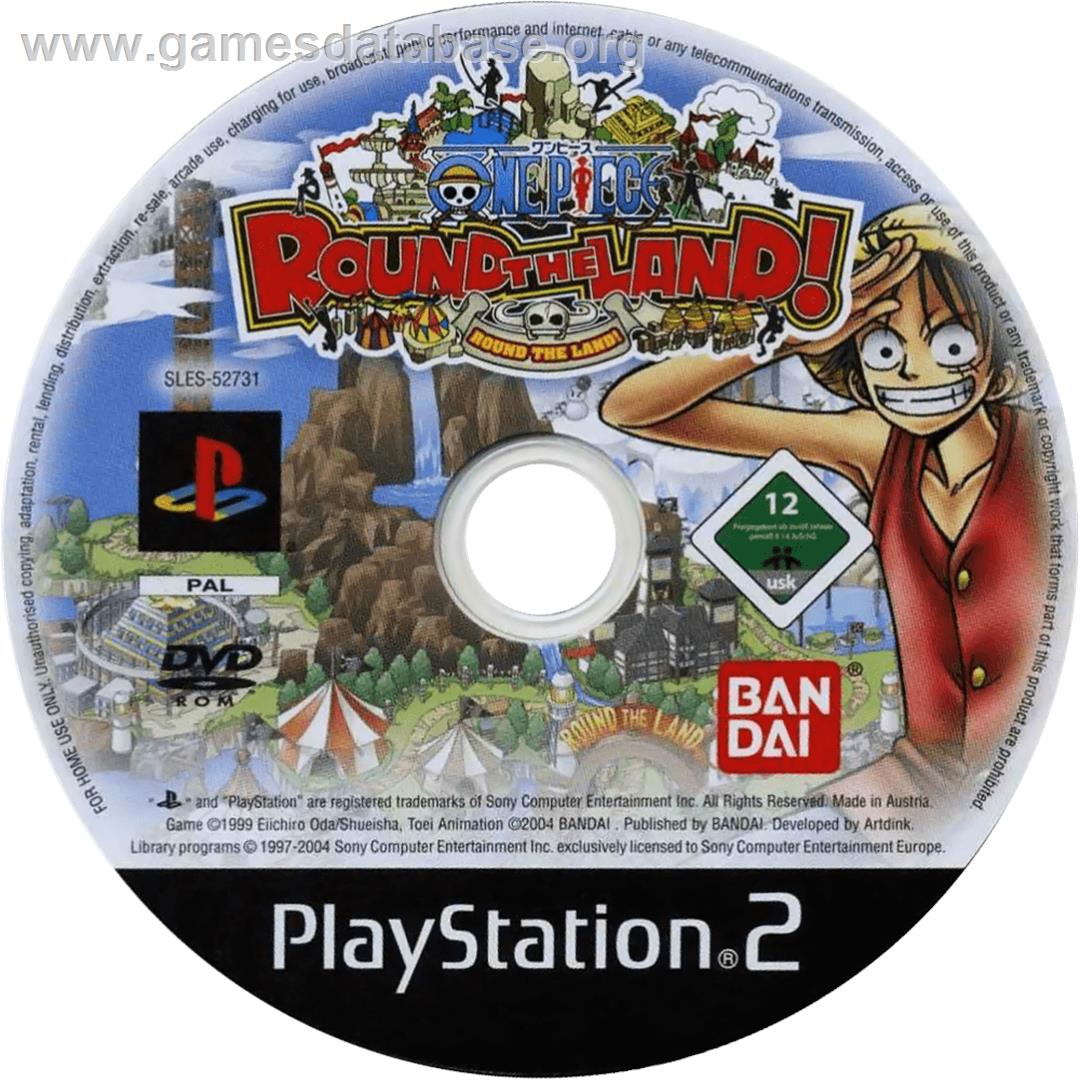 One Piece - Round The Land! - Sony Playstation 2 - Artwork - Cartridge