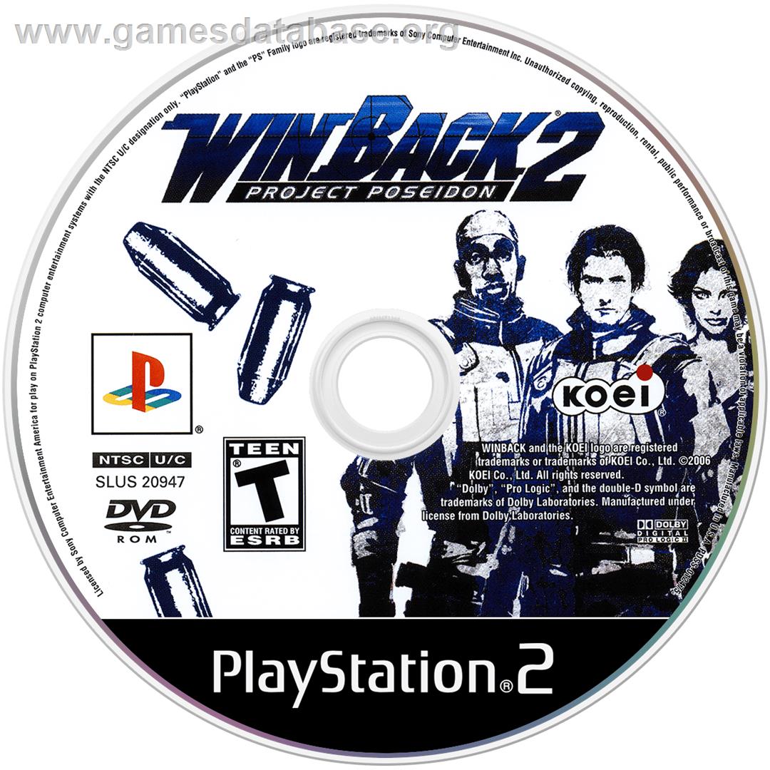 Operation Win Back 2 - Project Poseidon - Sony Playstation 2 - Artwork - Cartridge