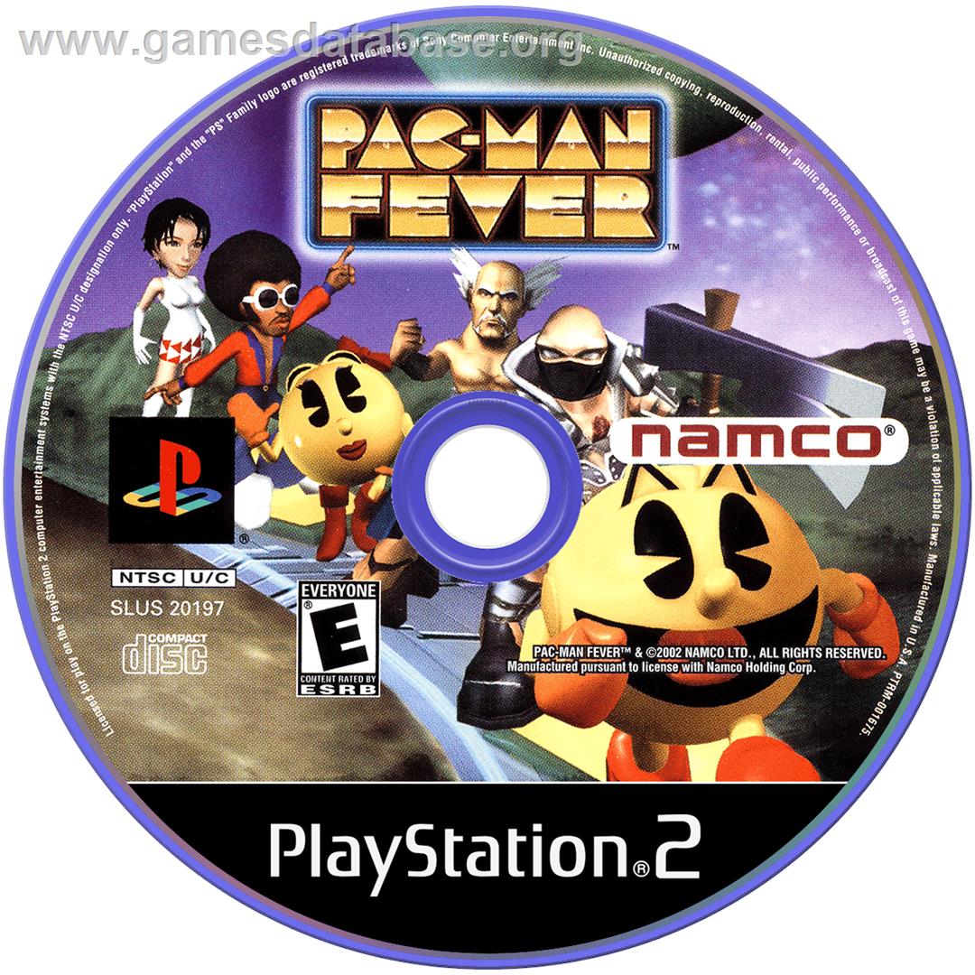 Pac-man Fever - Sony Playstation 2 - Artwork - Cartridge