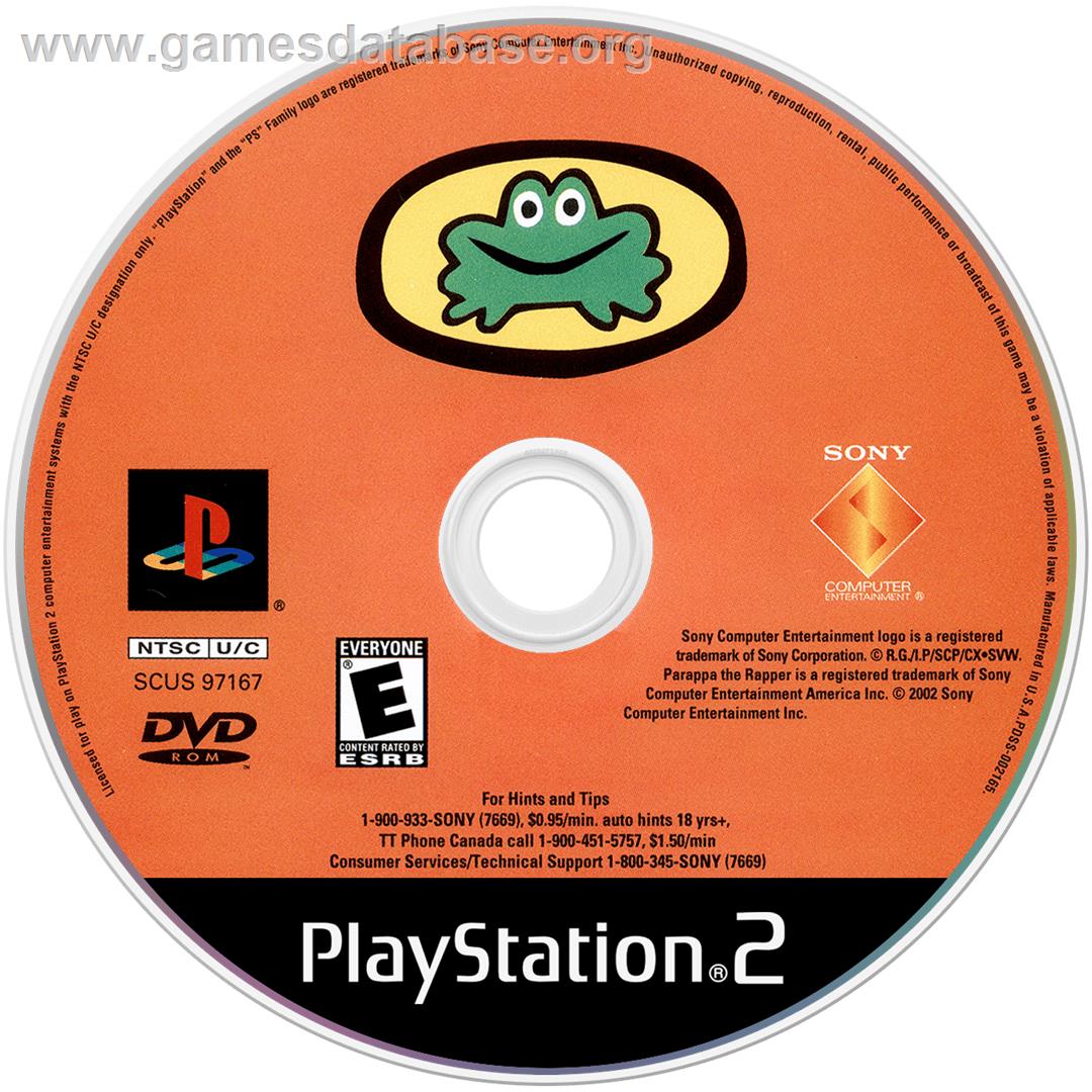 Parappa The Rapper 2 - Sony Playstation 2 - Artwork - Cartridge
