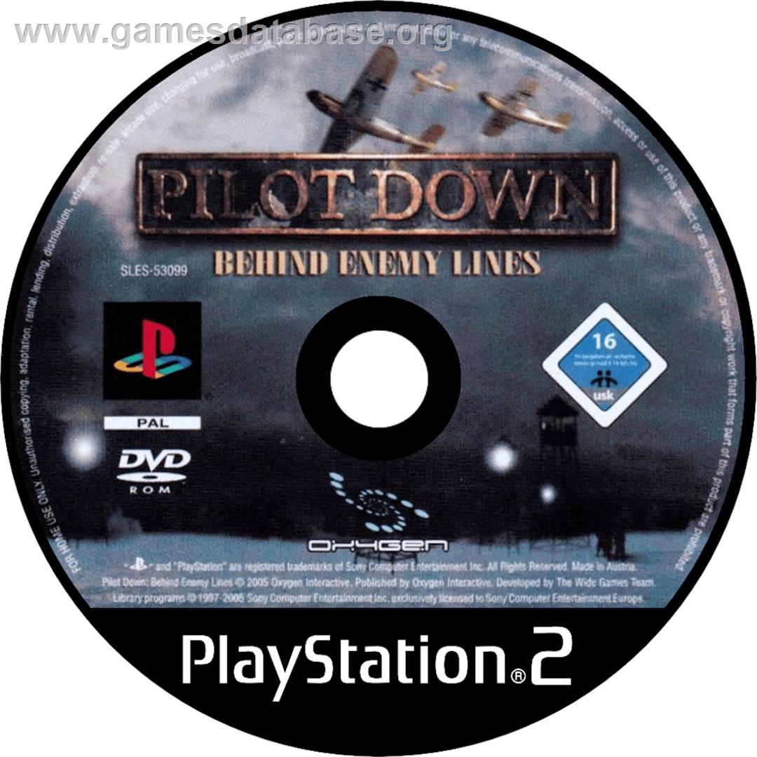 Pilot Down - Behind Enemy Lines - Sony Playstation 2 - Artwork - Cartridge