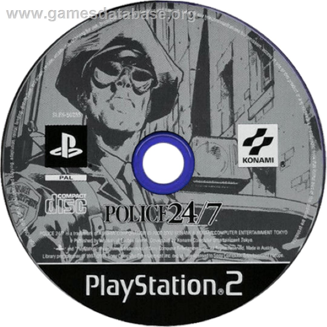 Police 24/7 - Sony Playstation 2 - Artwork - Cartridge