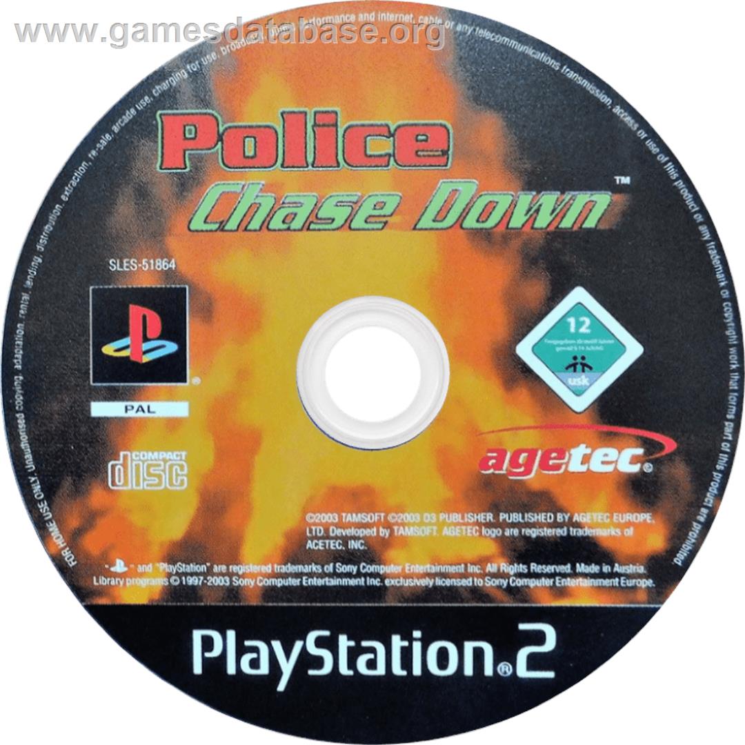 Police Chase Down - Sony Playstation 2 - Artwork - Cartridge