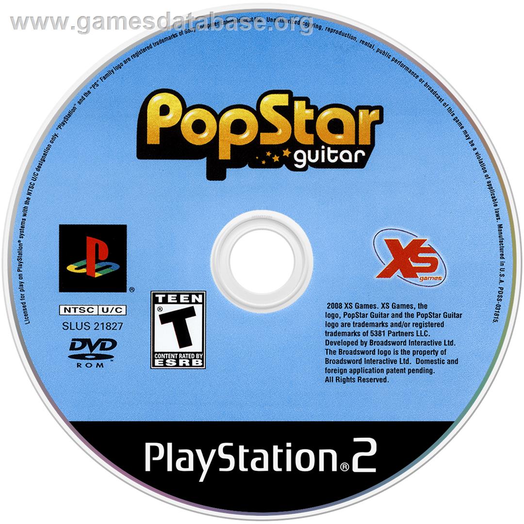 Popstar Guitar - Sony Playstation 2 - Artwork - Cartridge