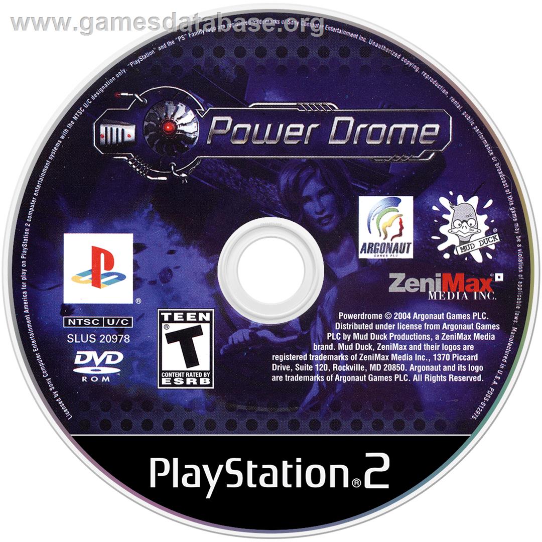 Power Drome - Sony Playstation 2 - Artwork - Cartridge