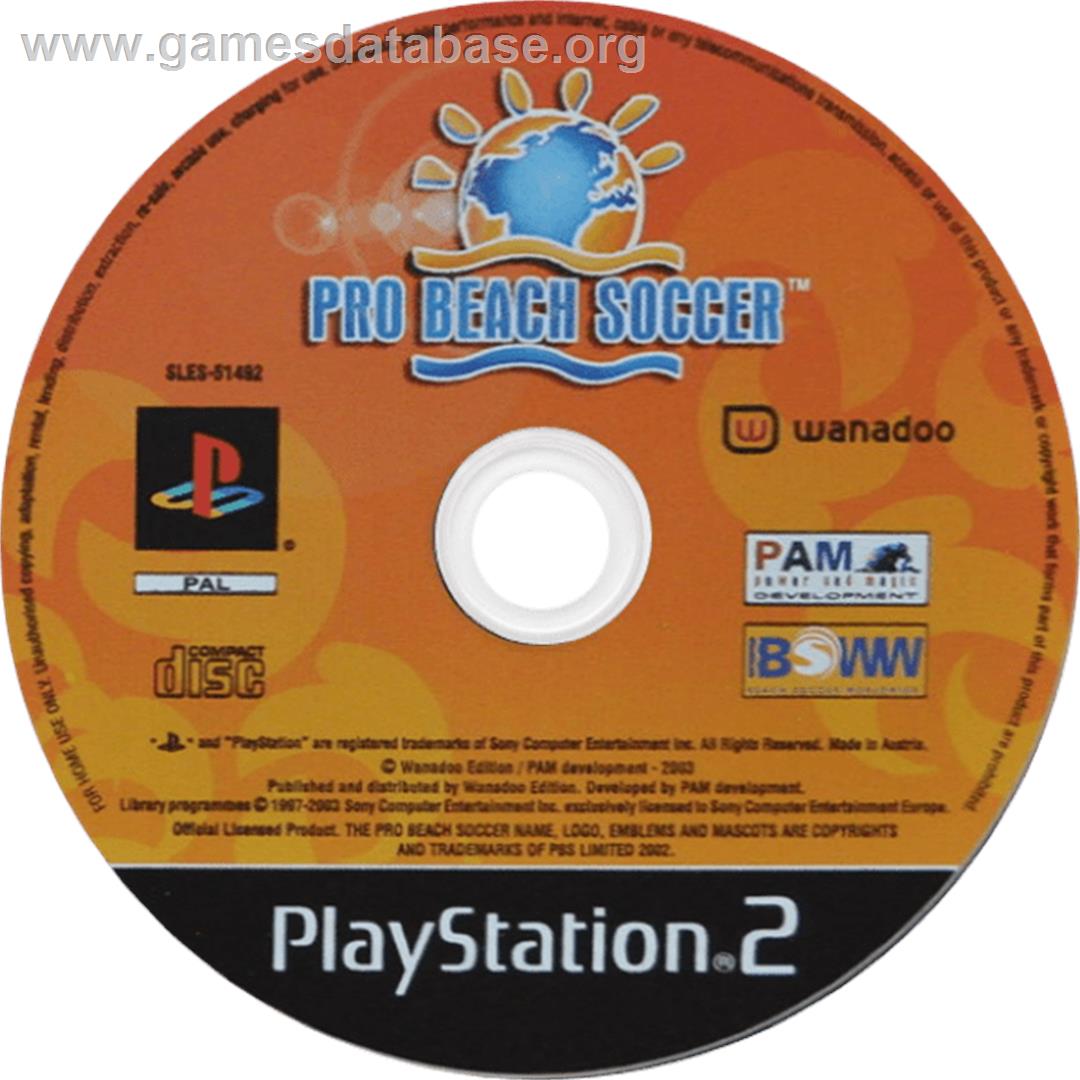 Pro Beach Soccer - Sony Playstation 2 - Artwork - Cartridge