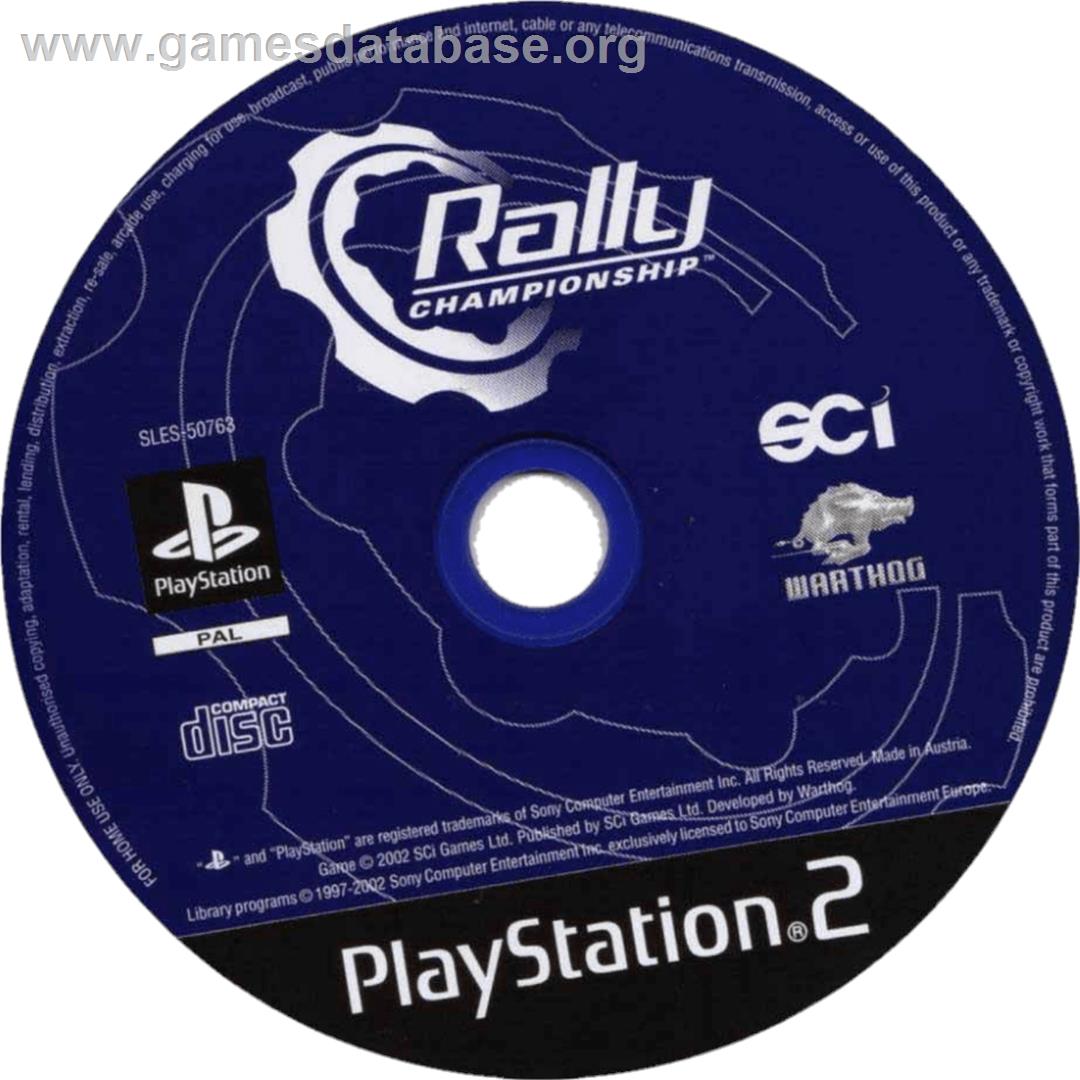 Rally Championship - Sony Playstation 2 - Artwork - Cartridge