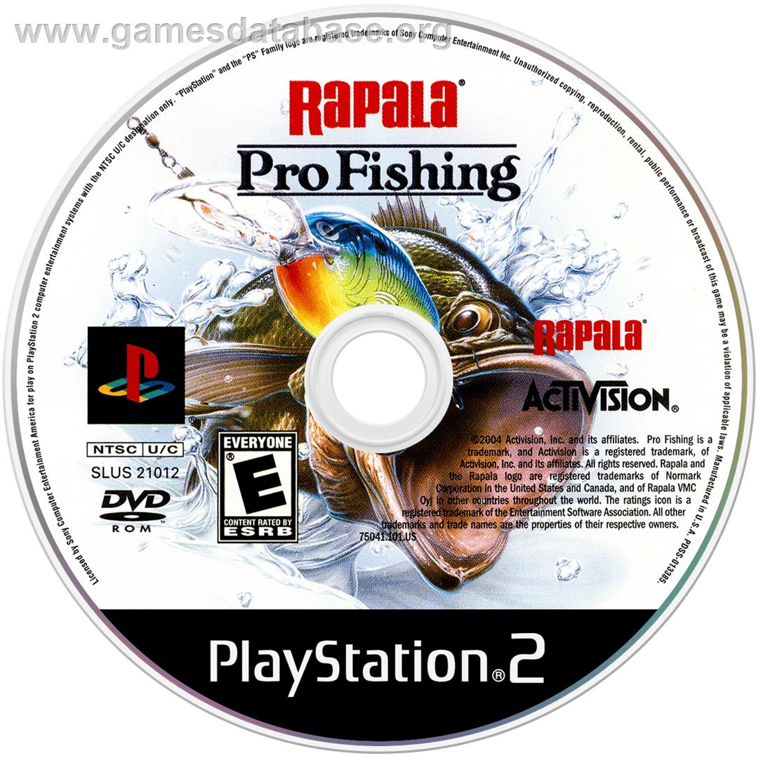 Rapala Pro Fishing - Sony Playstation 2 - Artwork - Cartridge