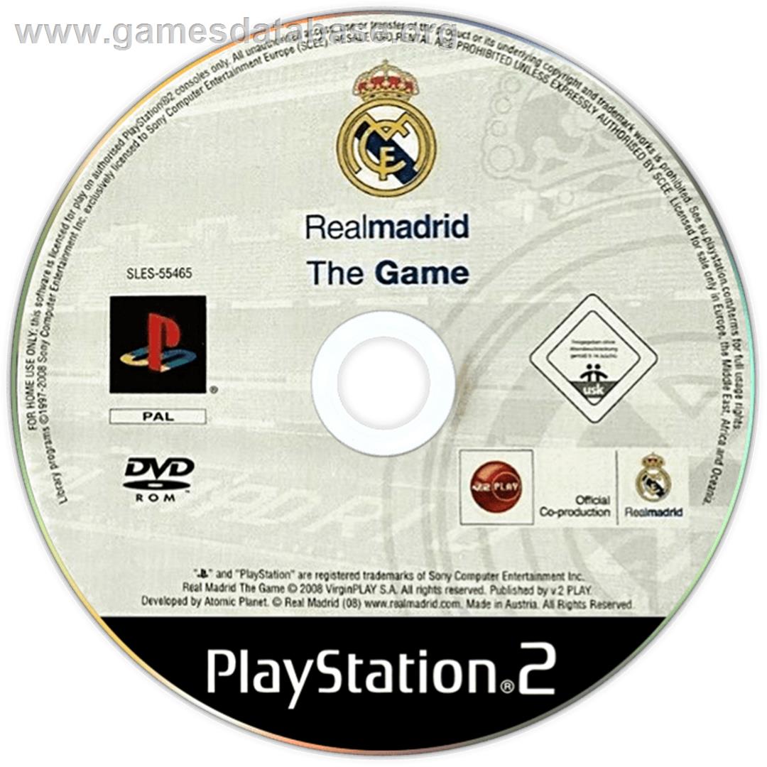 Real Madrid - The Game - Sony Playstation 2 - Artwork - Cartridge
