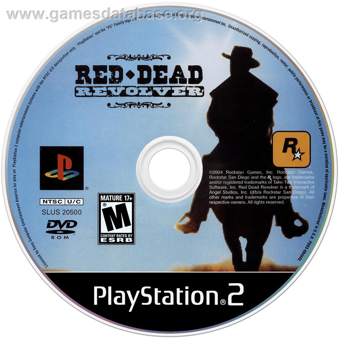 Red Dead Revolver - Sony Playstation 2 - Artwork - Cartridge