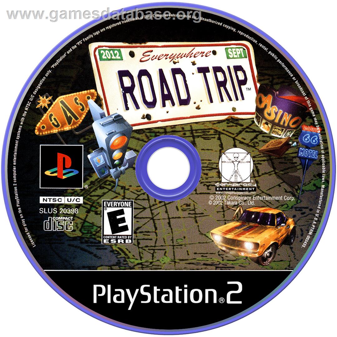 Road Trip Adventure - Sony Playstation 2 - Artwork - Cartridge