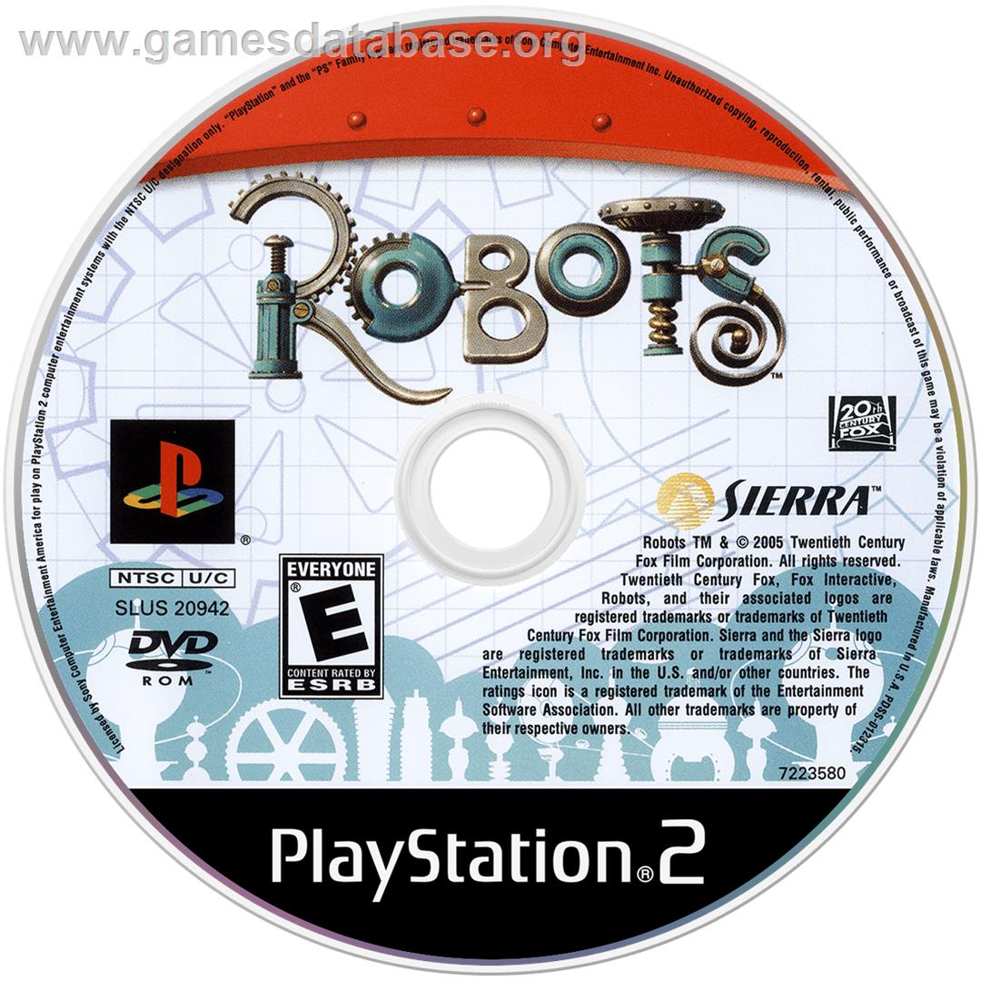 Robots - Sony Playstation 2 - Artwork - Cartridge