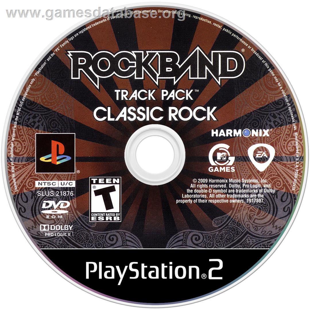 Rock Band - Classic Rock Track Pack - Sony Playstation 2 - Artwork - Cartridge