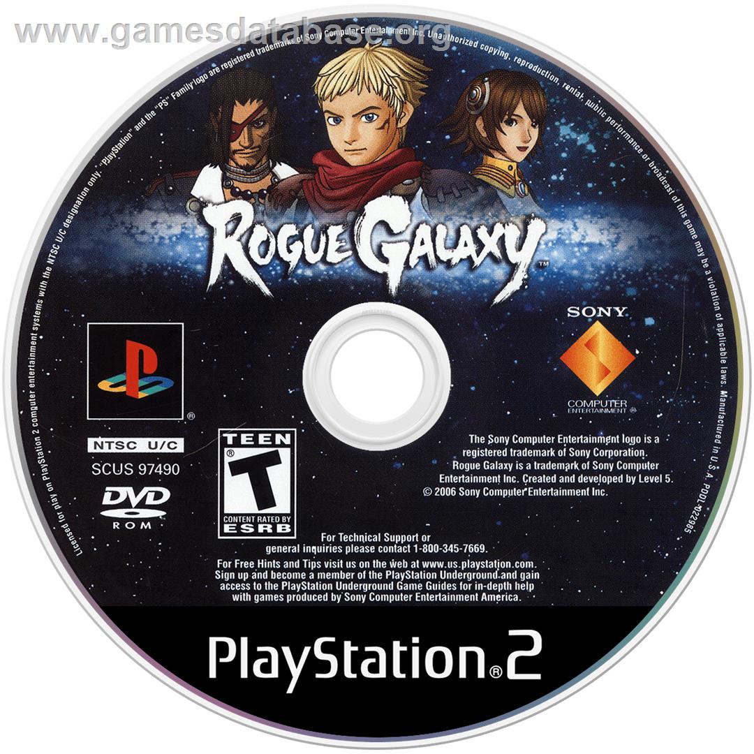 Rogue Galaxy - Sony Playstation 2 - Artwork - Cartridge
