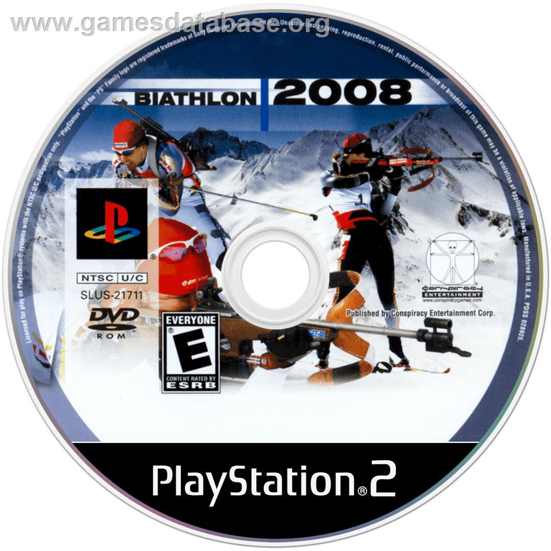 Rtl Biathlon 2008 - Sony Playstation 2 - Artwork - Cartridge