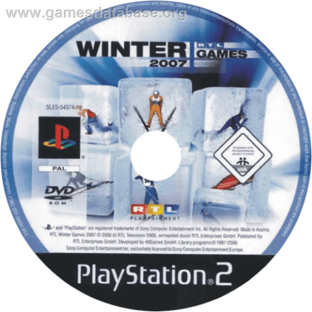 Rtl Winter Games 2007 - Sony Playstation 2 - Artwork - Cartridge