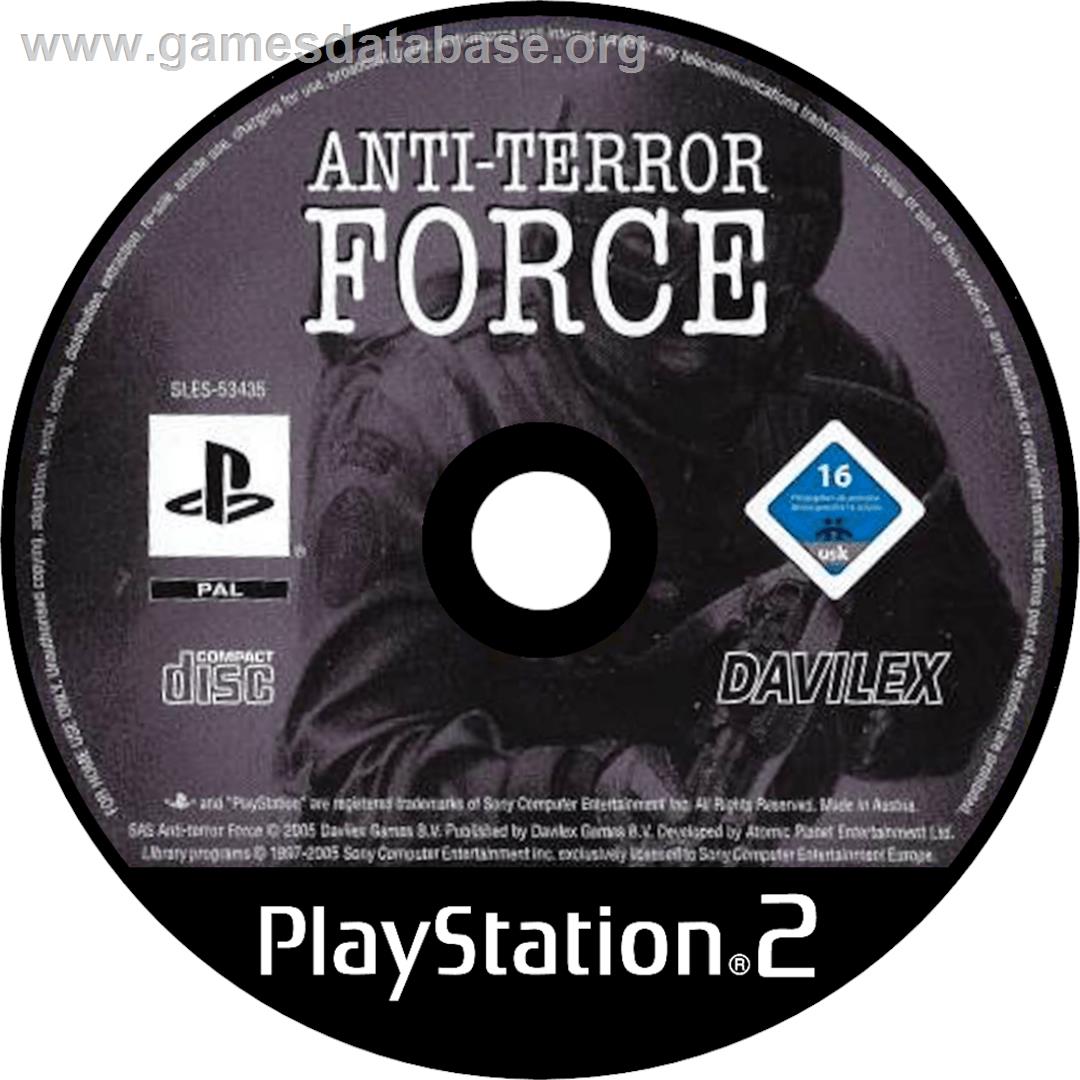 Sas - Anti-terror Force - Sony Playstation 2 - Artwork - Cartridge