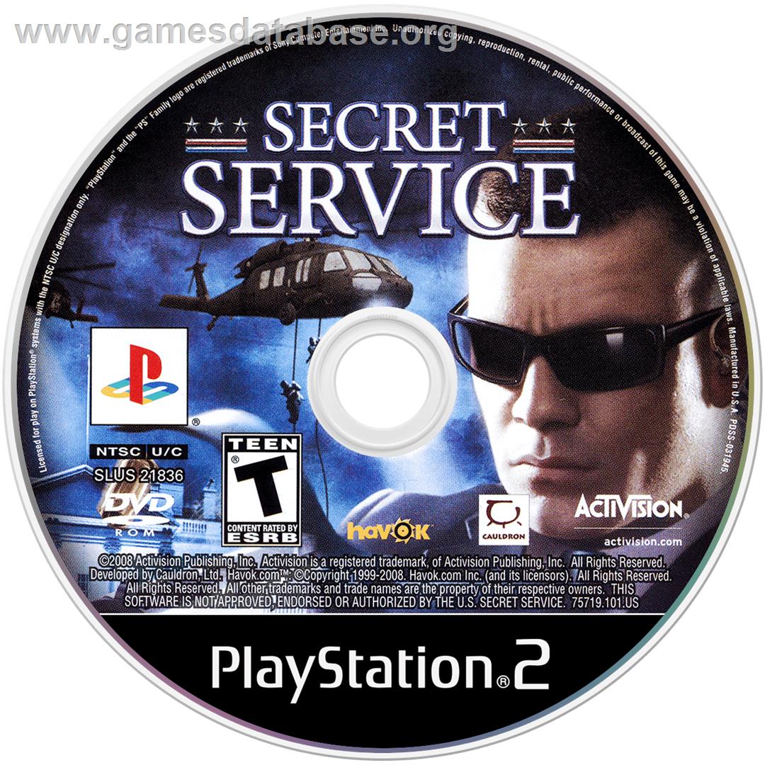 Secret Service - Sony Playstation 2 - Artwork - Cartridge