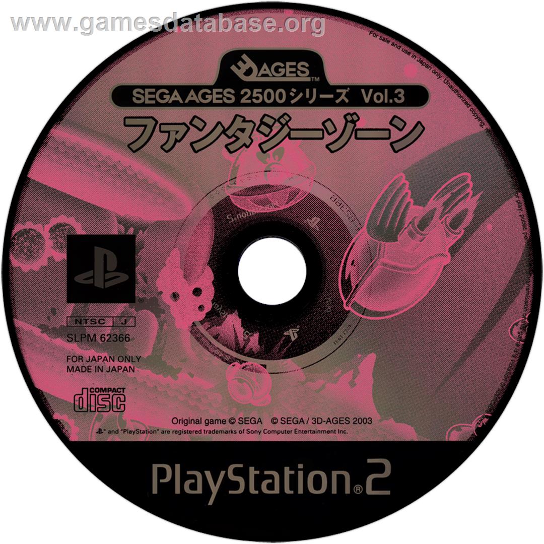 Sega Ages 2500 Series Vol. 3 - Fantasy Zone - Sony Playstation 2 - Artwork - Cartridge
