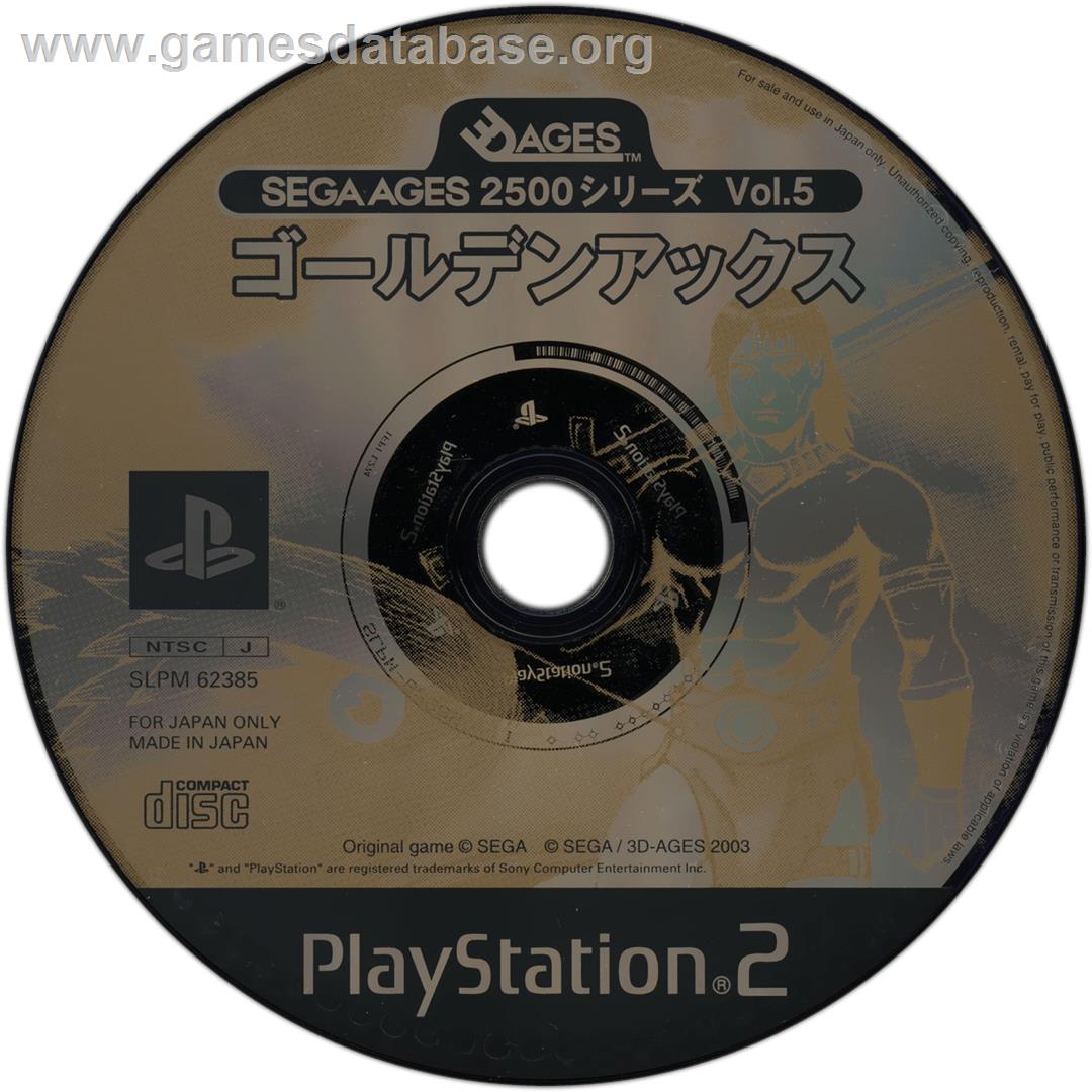 Sega Ages 2500 Series Vol. 5 - Golden Axe - Sony Playstation 2 - Artwork - Cartridge