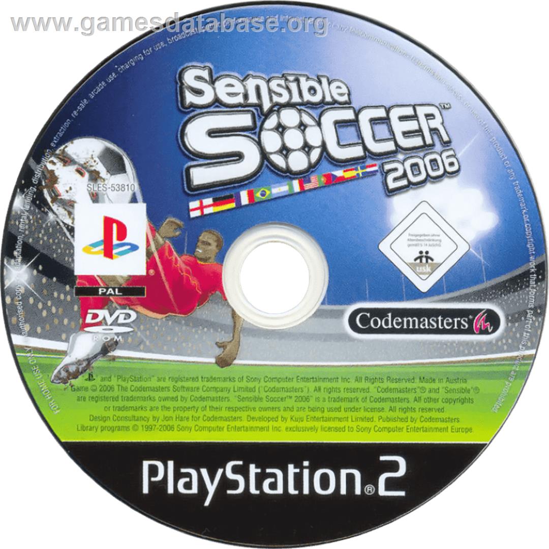 Sensible Soccer 2006 - Sony Playstation 2 - Artwork - Cartridge