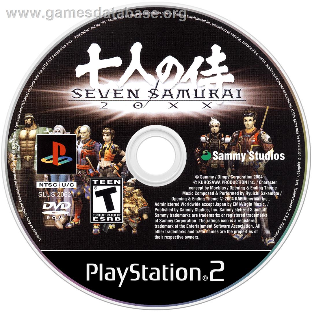 Seven Samurai 20xx - Sony Playstation 2 - Artwork - Cartridge