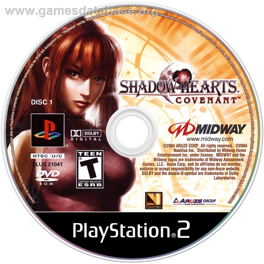Shadow Hearts - Covenant - Sony Playstation 2 - Artwork - Cartridge