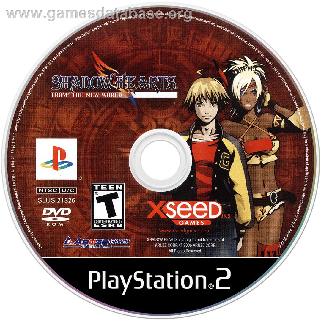 Shadow Hearts - From The New World - Sony Playstation 2 - Artwork - Cartridge