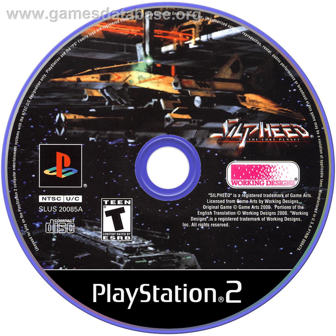 Silpheed - The Lost Planet - Sony Playstation 2 - Artwork - Cartridge