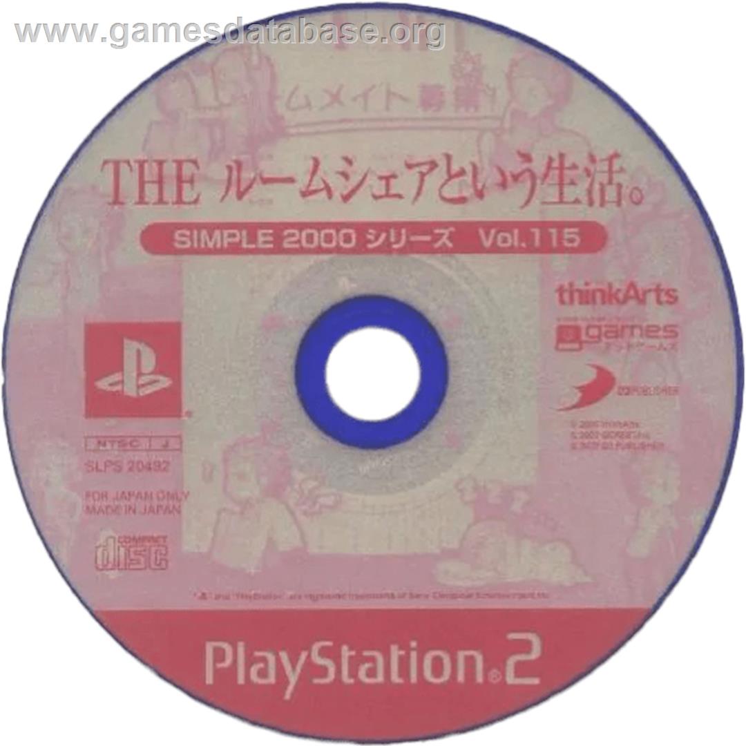 Simple 2000 Series Vol. 115 - The Roomshare to Iu Seikatsu. - Sony Playstation 2 - Artwork - Cartridge