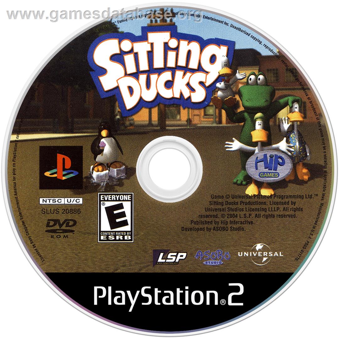 Sitting Ducks - Sony Playstation 2 - Artwork - Cartridge