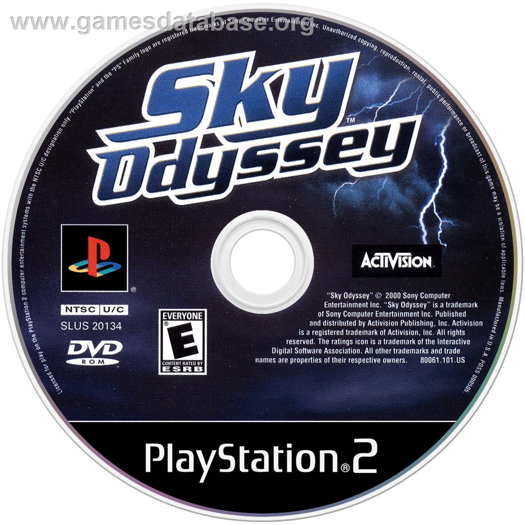 Sky Odyssey - Sony Playstation 2 - Artwork - Cartridge