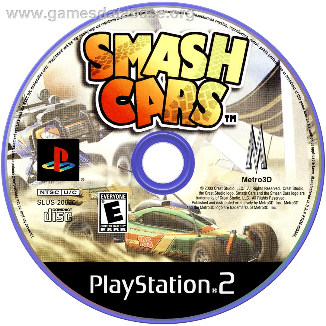 Smash Cars - Sony Playstation 2 - Artwork - Cartridge