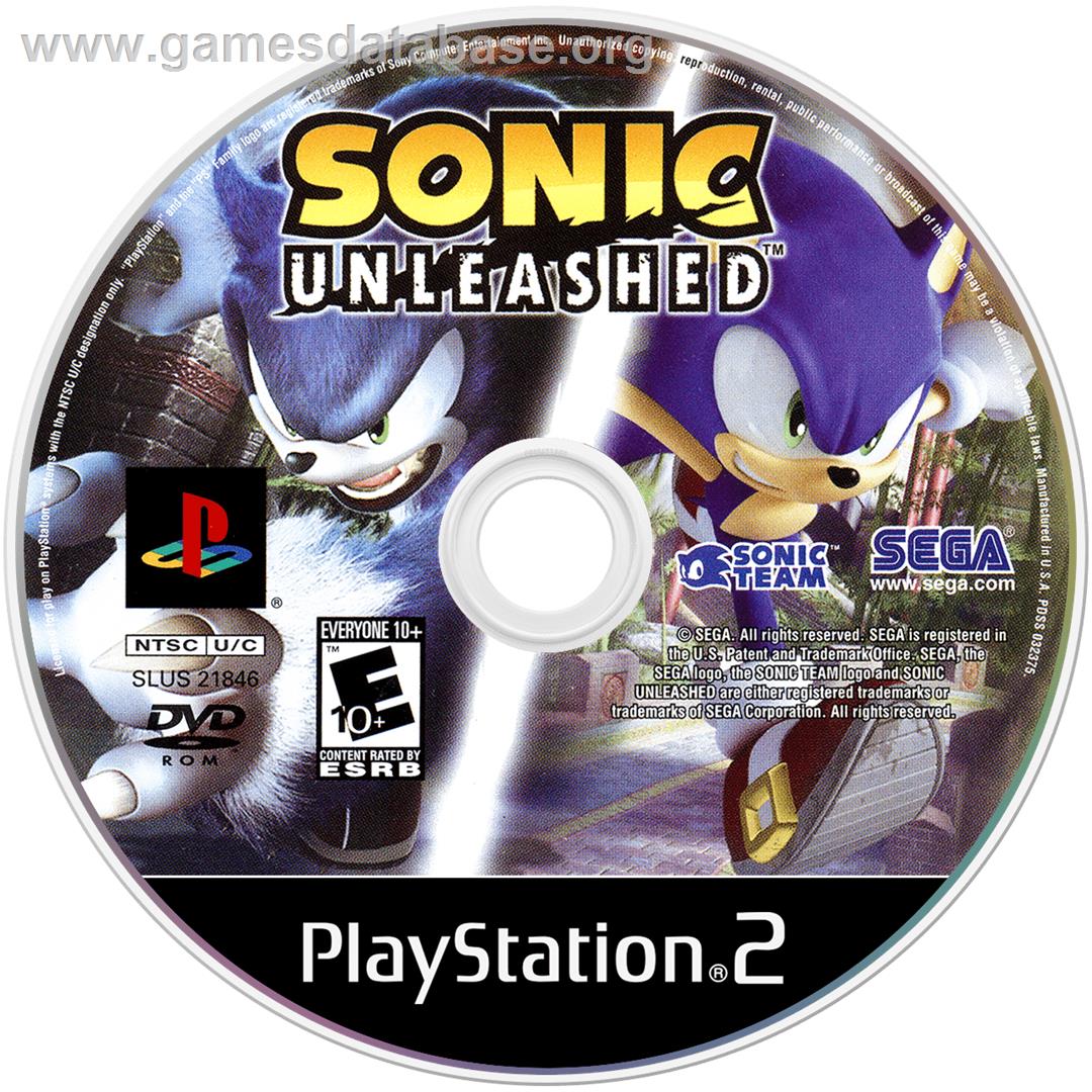 Sonic Unleashed - Sony Playstation 2 - Artwork - Cartridge