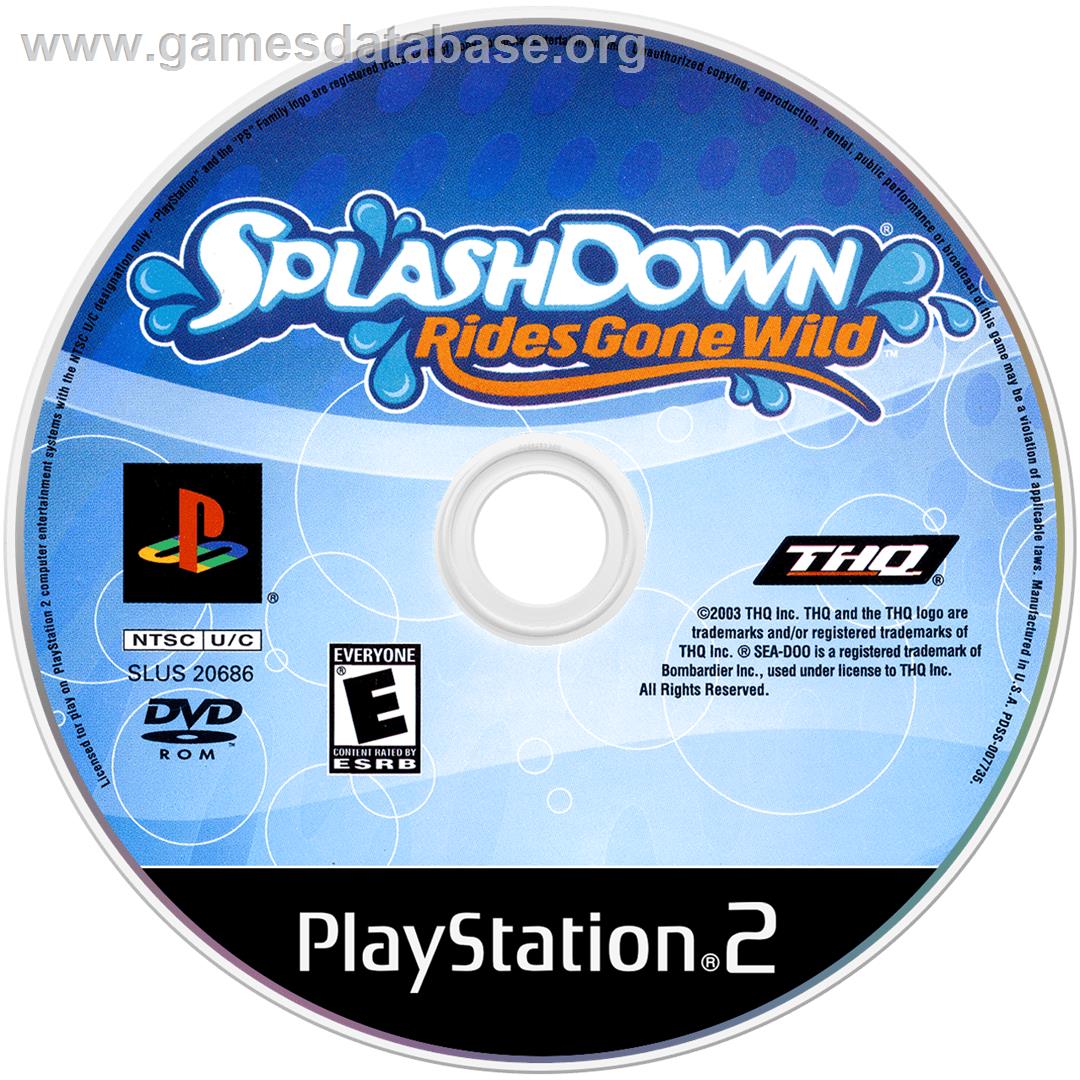 Splashdown 2 - Rides Gone Wild - Sony Playstation 2 - Artwork - Cartridge